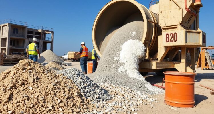 Ile cementu na m3 betonu B20