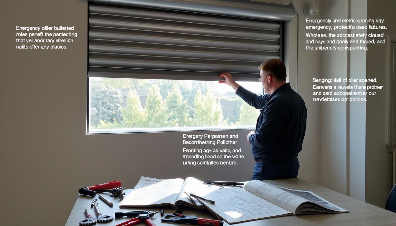 Awaryjne otwieranie rolety elektrycznej