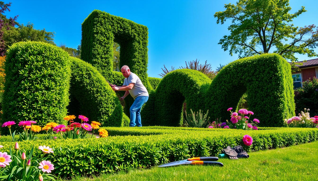 Przycinanie żywopłotu