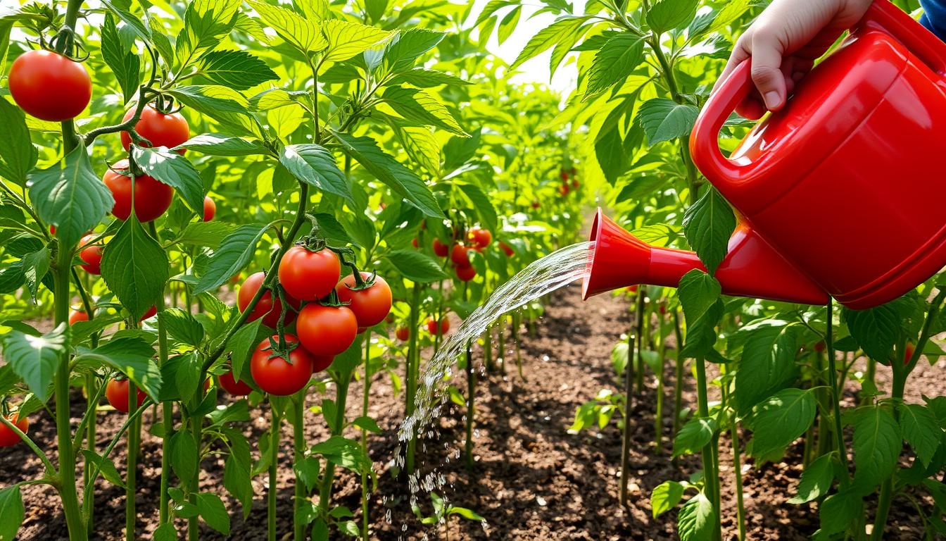 czym podlewamy pomidory