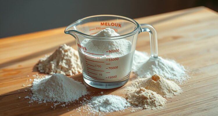 Ile waży szklanka mąki