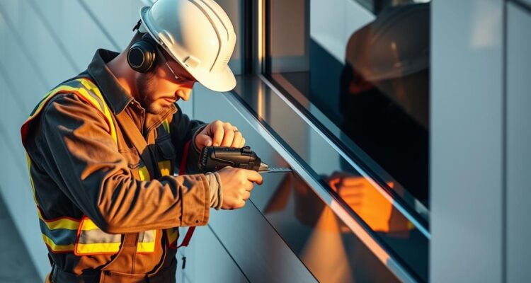 Jak zamontować parapet zewnętrzny z blachy