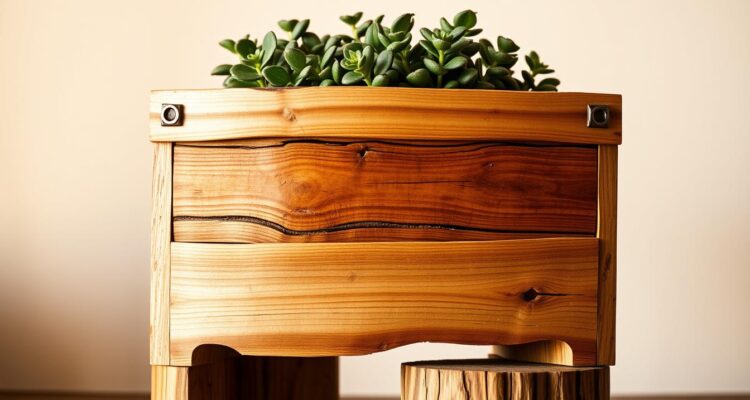 Jak zrobić donicę z drewna