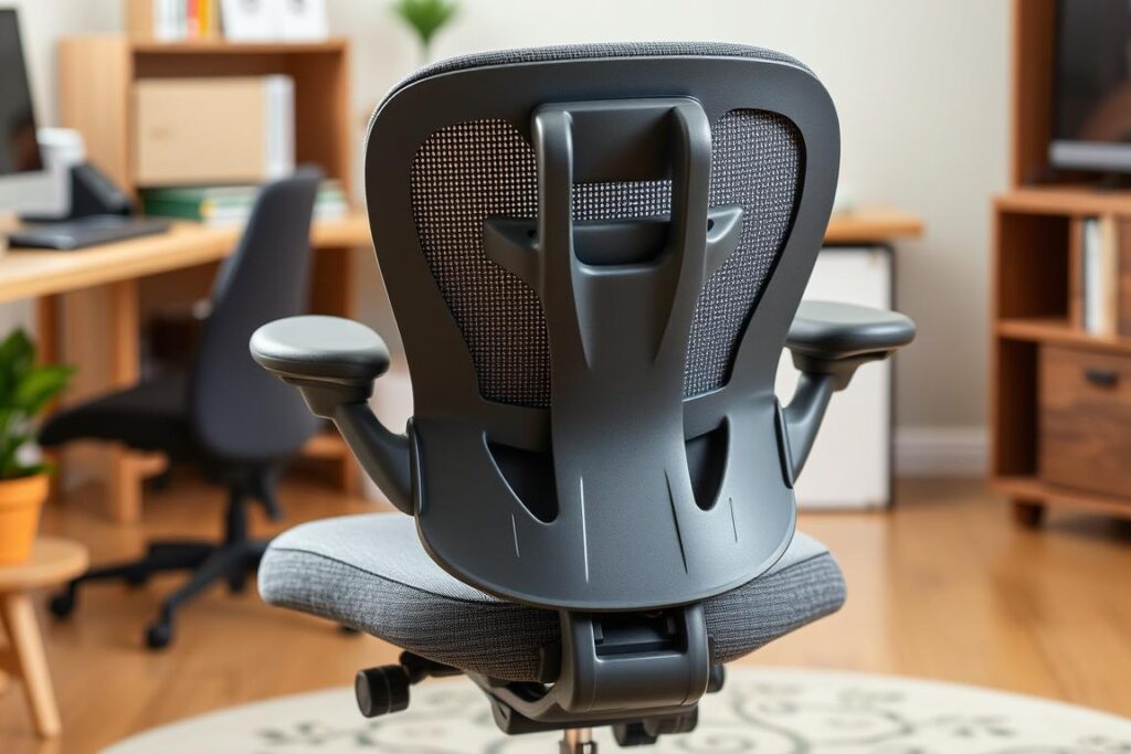 Ergonomiczne krzesło biurowe z podparciem lędźwiowym do domowego biura