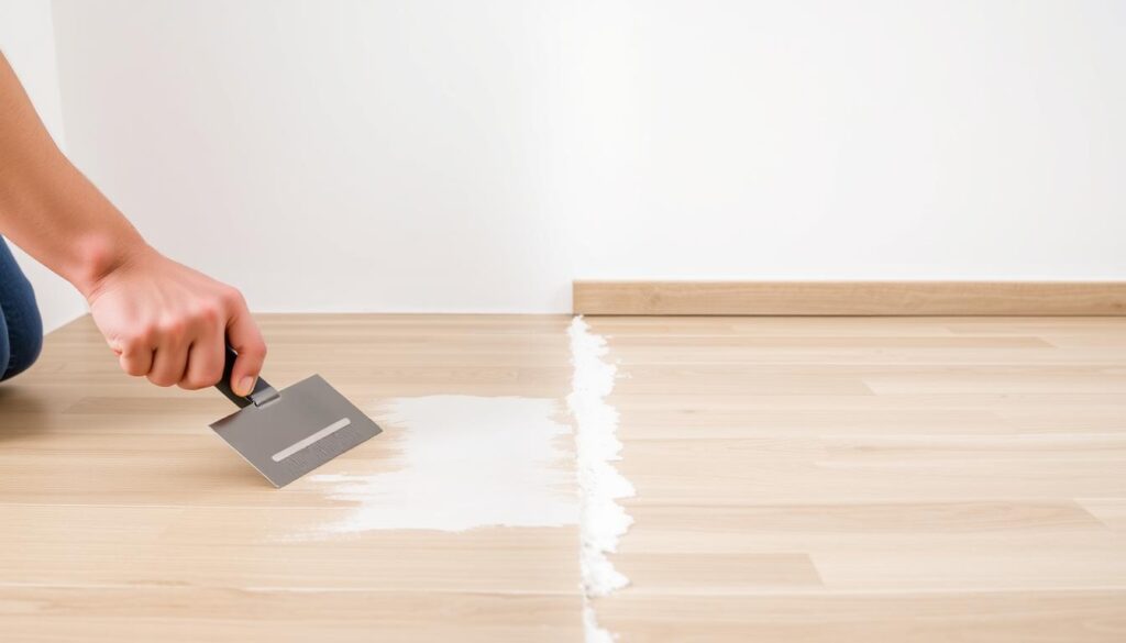 Klejenie wykładziny PCV do podłoża