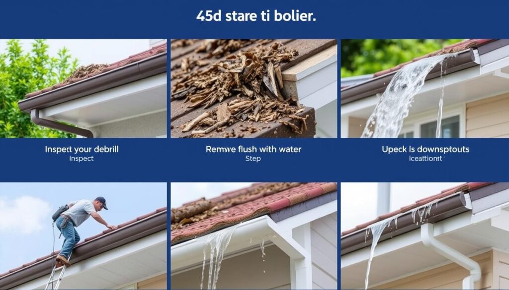 Proces czyszczenia rynien krok po kroku