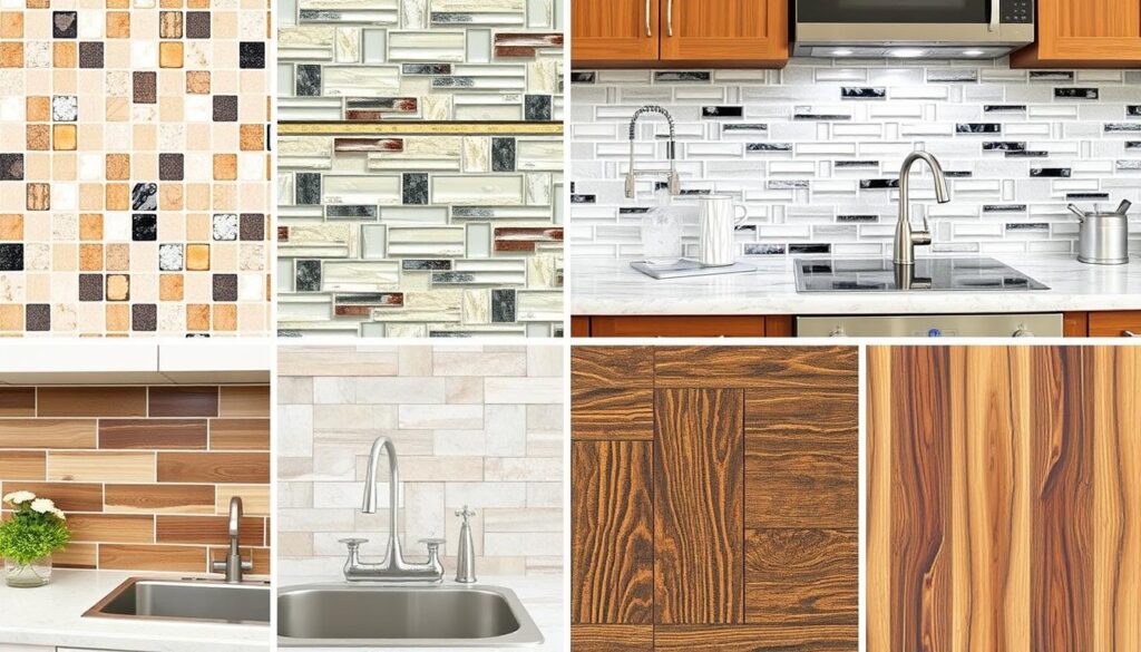 Różnorodne rozwiązania dla ścian w kuchni nad blatem