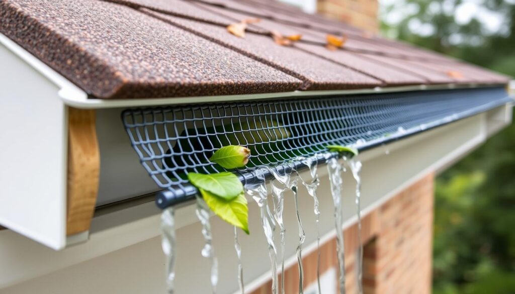 Siatki ochronne na rynny zapobiegające gromadzeniu się liści