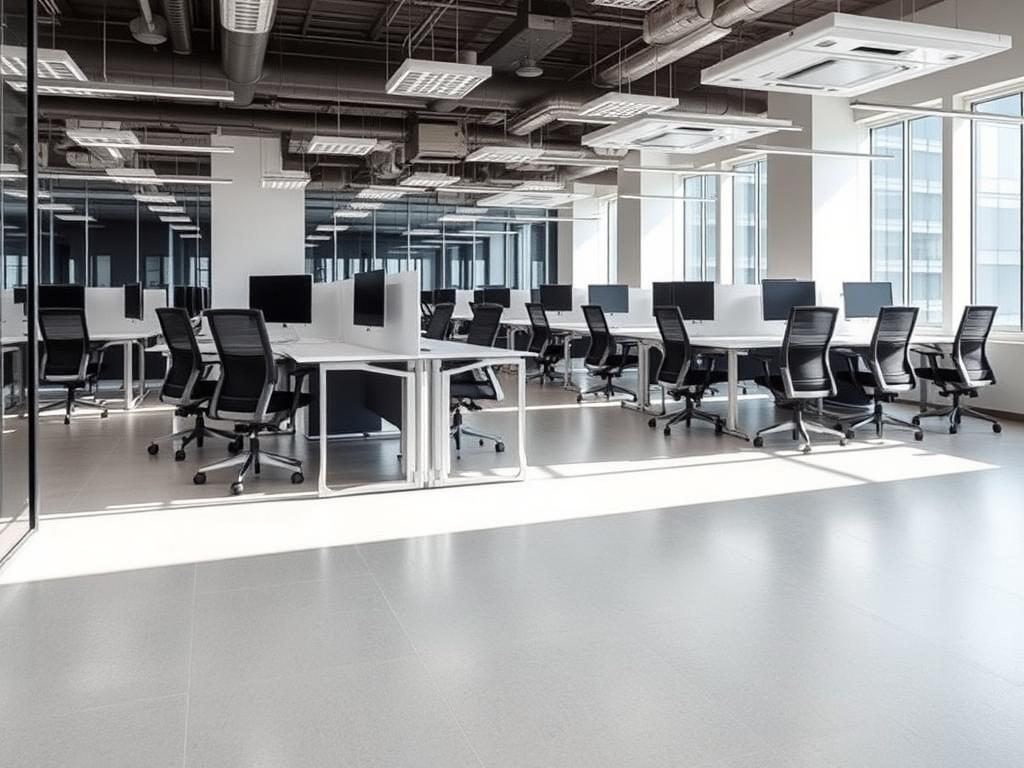 Wykładzina PCV w biurze