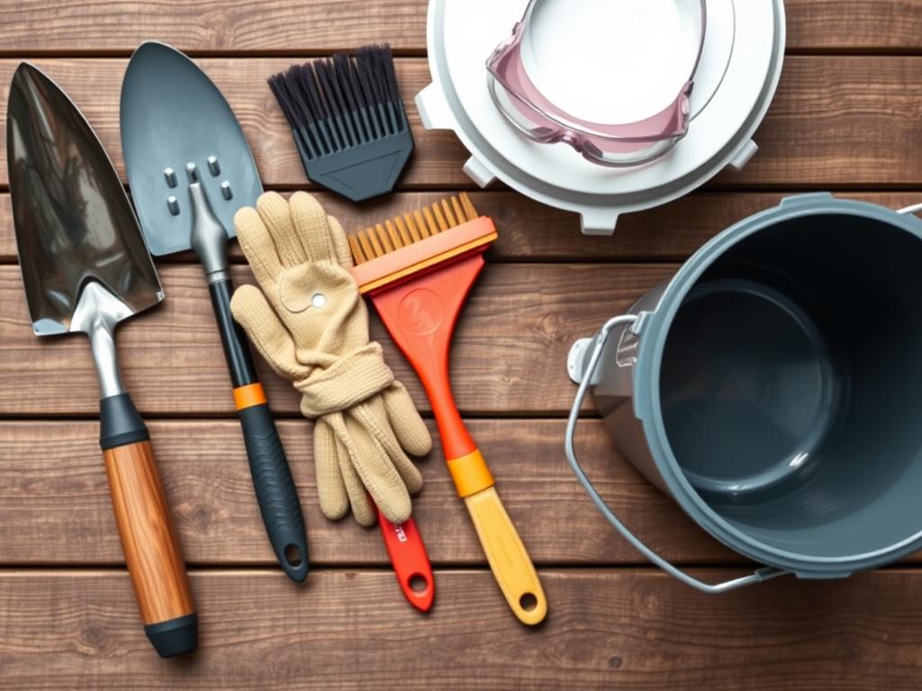 Zestaw narzędzi do czyszczenia rynien