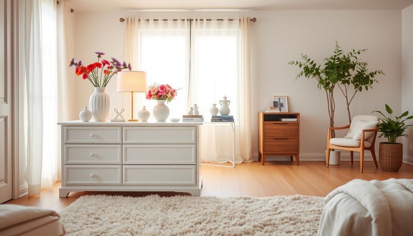 Co postawić na białej komodzie