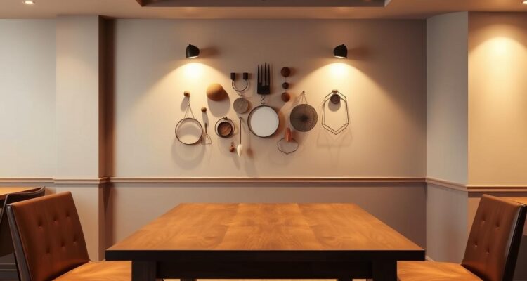 Co powiesić na ścianie nad stołem