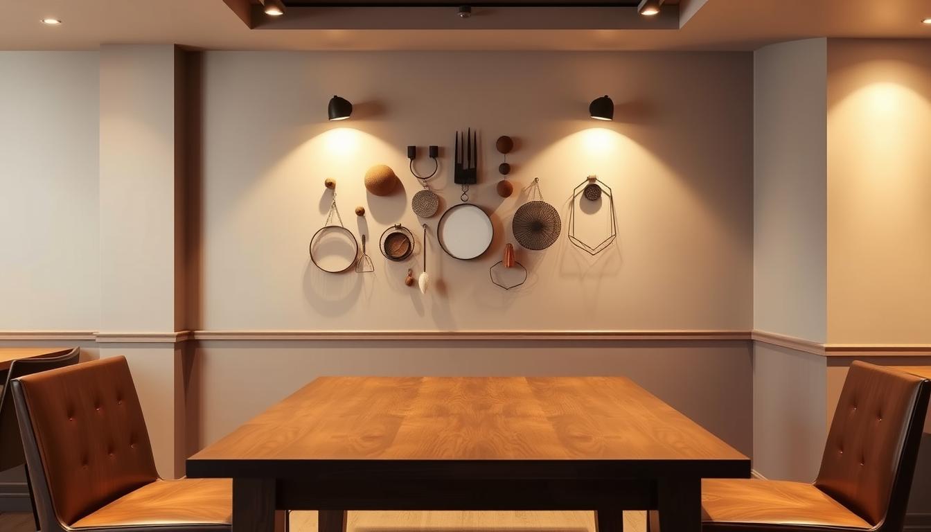 Co powiesić na ścianie nad stołem