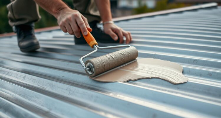 Czym pomalować dach z blachy ocynkowanej