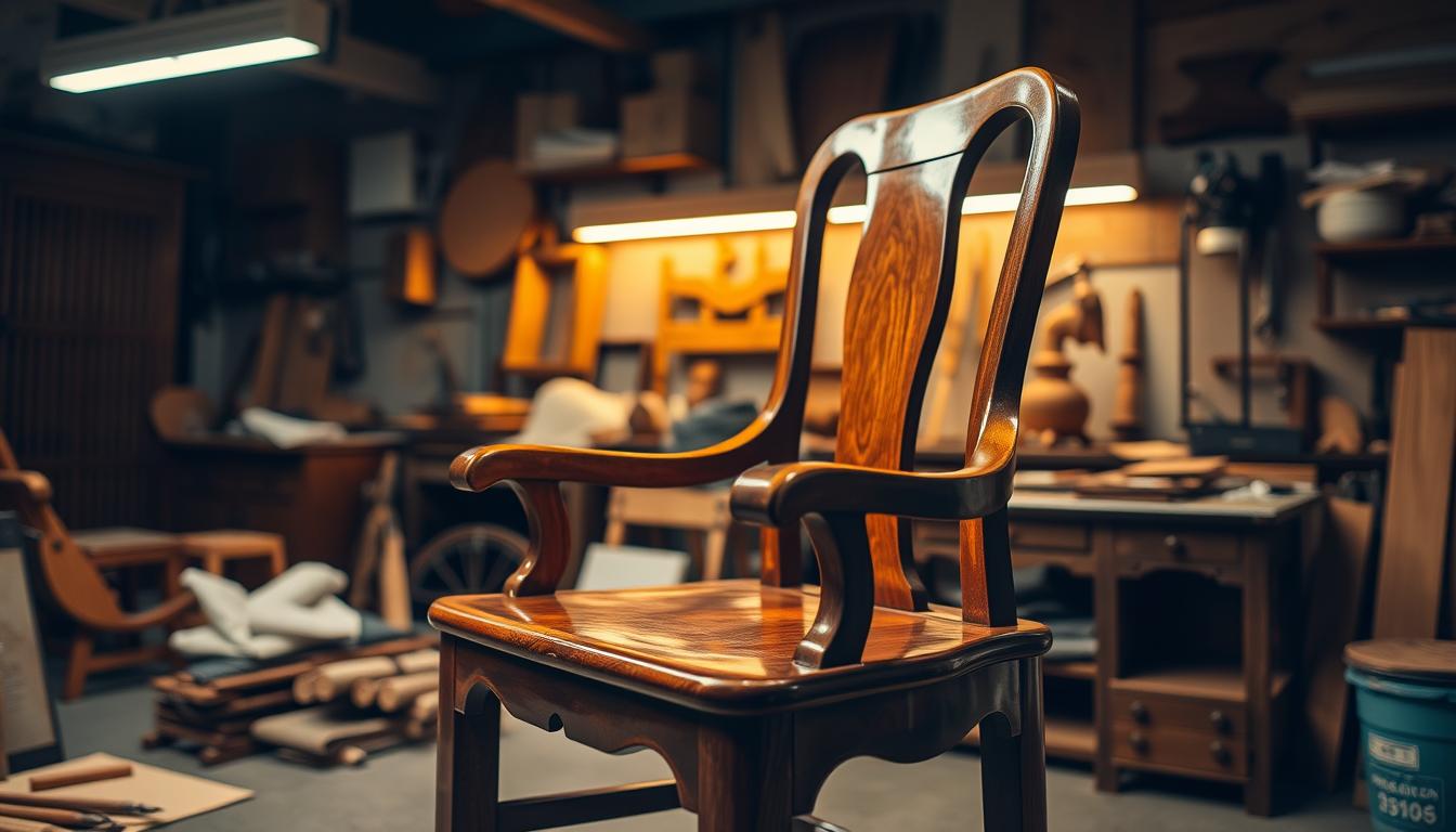 Czym pomalować lakierowane krzesła