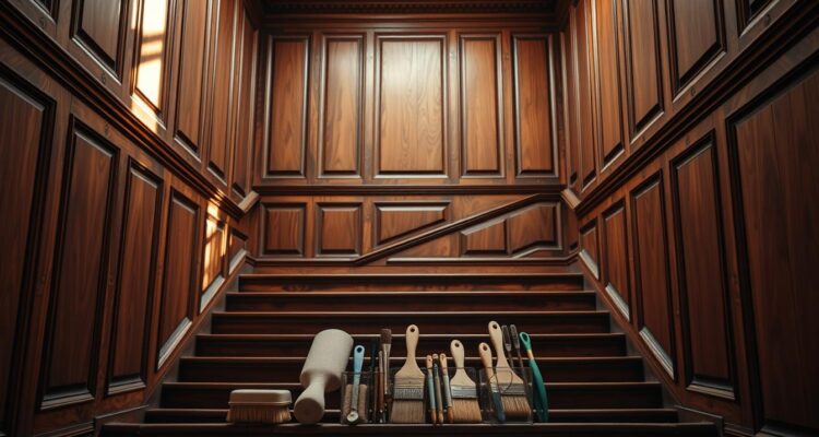 Jak odnowić boazerię na klatce schodowej