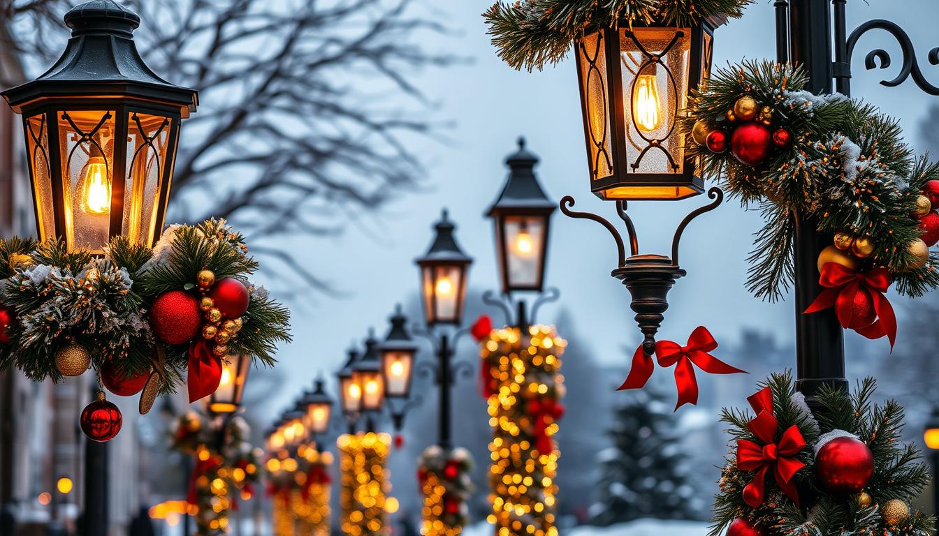 Jak ozdobić latarnie na święta