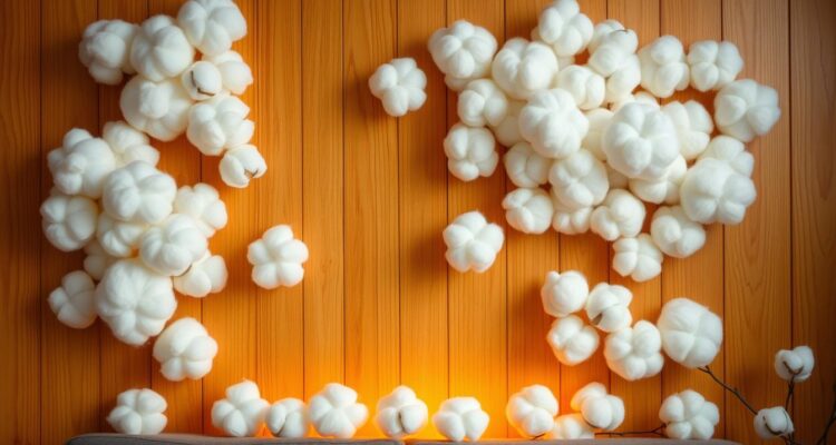 Jak powiesić cotton balls na ścianie