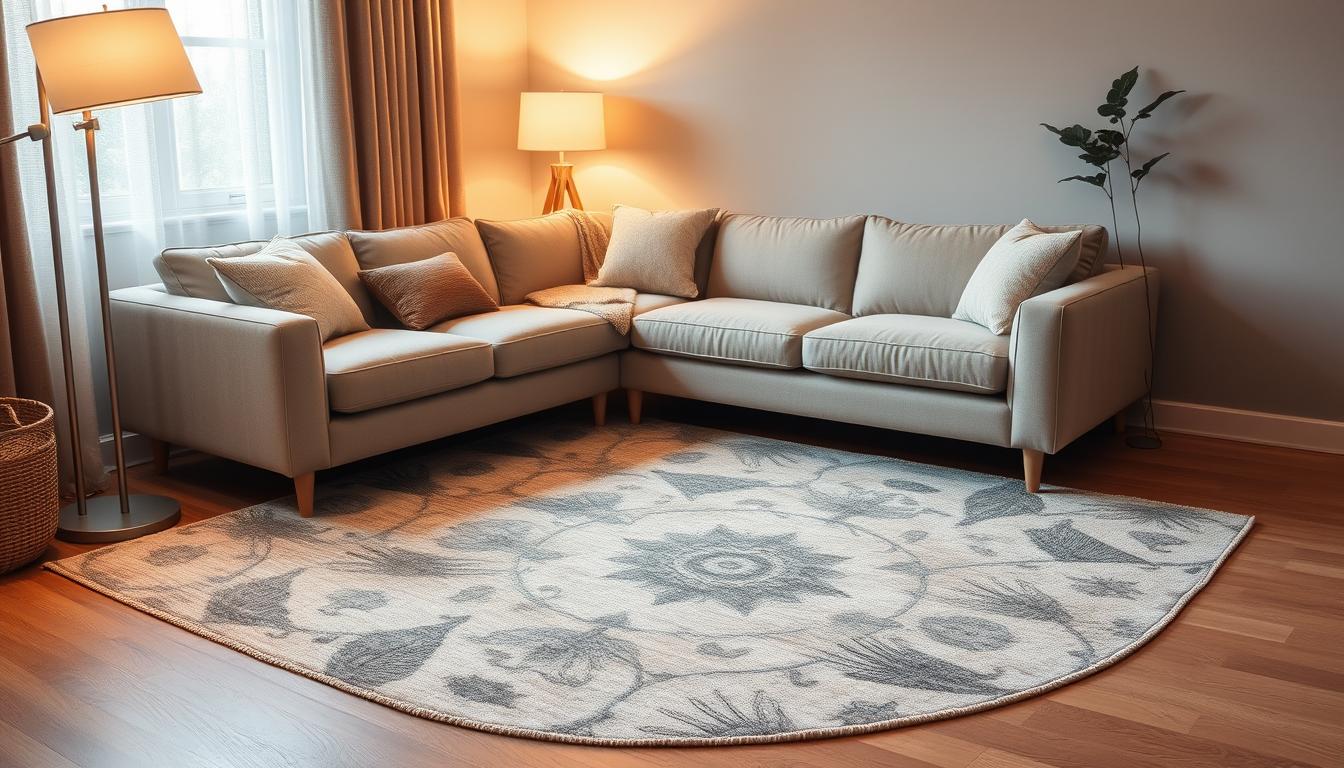 Jak ułożyć dywan przy narożniku