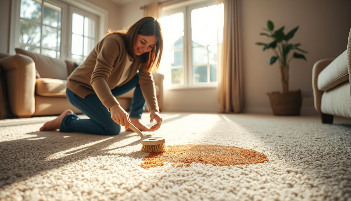 Jak usunąć klej z dywanu