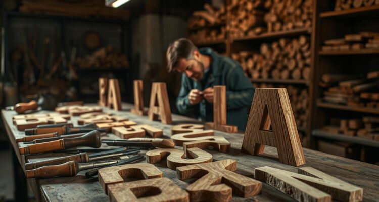 Jak wyciąć litery z drewna