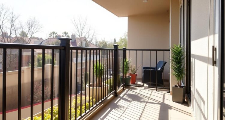 Jak zabezpieczyć balkon na parterze