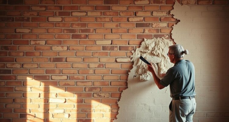 Jak zbić tynk do cegły