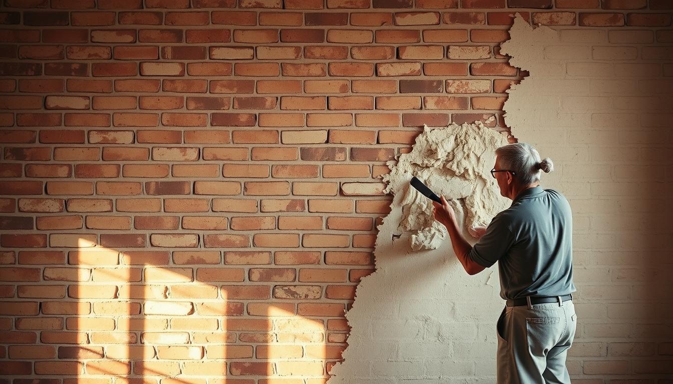 Jak zbić tynk do cegły