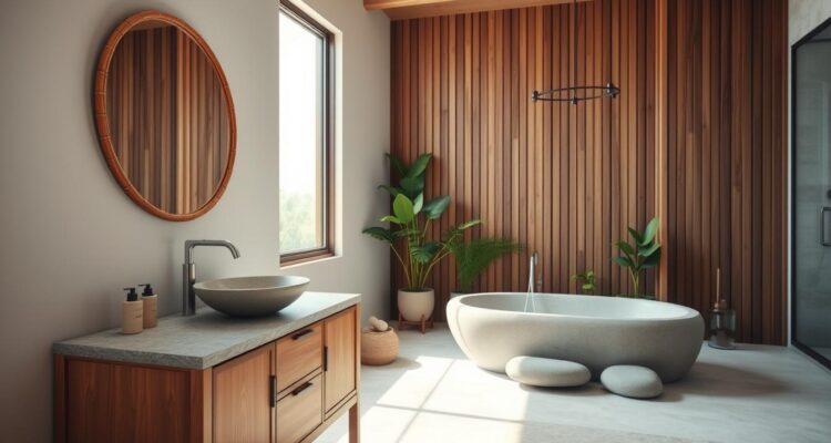 Łazienka w stylu eko