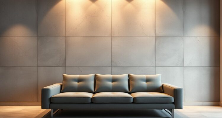 Szary beton na sciane