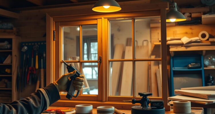Uszczelnianie okien drewnianych na zimę